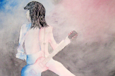 Jimmy Page Watercolor