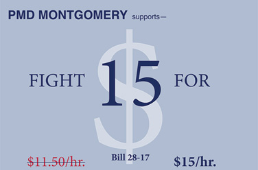 PMD Montgomery Fight For 15 Infographic